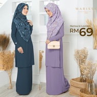 [READY STOCK] Marissa Suit Baju Kurung Ironless Multistyle Blouse+Kain by Jelita Wardrobe