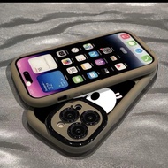 Silicone All-Inclusive Phone Case Durable Fierce Expression Pattern Simple Suitable for iPhone 13PRO