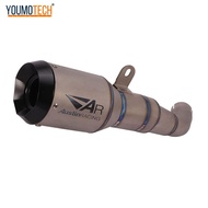 ไทเทเนียมอัลลอยด์สำหรับรถจักรยานยนต์ยามาฮ่า YZF-R25 MT-25 R3 MT-03ตัวเก็บเสียงท่อไอเสียหนีโมโตะท่อลิ