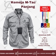 Terlaris Kemeja Tactical Original M-Tac Lengan Panjang Pria Tactical