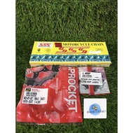 SPOKET SET HONDA C70/GBO 24t,25t,26t,27t,28t,29t,30t,31t,32t,33t,34t,35t,36t,37t,38t,39t