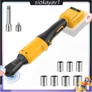 Cordless Ratchet Wrench 74ft-Lbs Compatible 20V Max Battery 3/8-Inch Brushless Power Rat with Variab