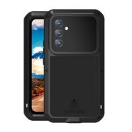 🔥มีในสต็อก🔥LOVE MEI สำหรับ Galaxy เคส Pelindung Logam A54 A34 A53 A72 A52 A71 A51 A52s A42ระดับทหารป