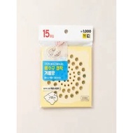 Round Drain Filter Sticker - Easy-Adhere Hair Catcher (15 Pcs, 12cm)