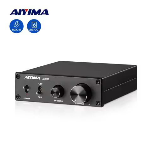 AIYIMA A3001 TPA3255 Subwoofer Power Speaker Amplifier 300W Mono Hifi Home Audio Amplifier NE5532 OP