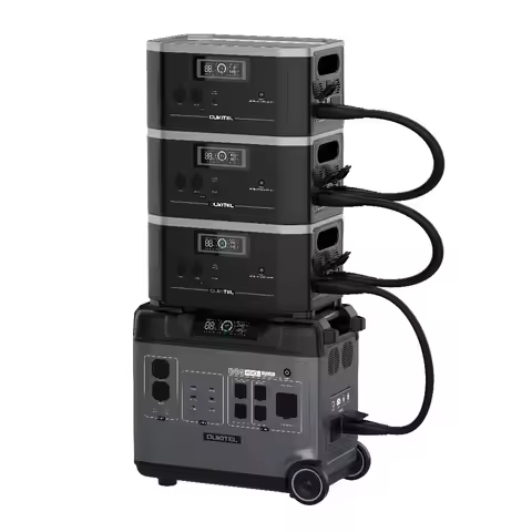 5000W Lifepo4 Battery Portable Power Station with Fast Charging Application Control Overseas Warehou