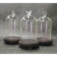 Good Player Creative Hall M1148-2 Handle Glass Cover 10 * 16CM+Antique Ribbon 3 Dome Feet, There Are