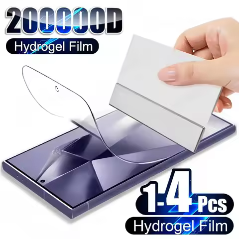 1-4PCS Hydrogel Film For Samsung A57 5G S26 Ultra S25 Ultra A56 A37 A17 A07 S24 Plus S22 S23 S25 FE 