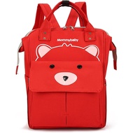 Diaper Changing Backpack with Insulated Pockets Large Capacity Lightweight Outdoor Mommy Backpack (R