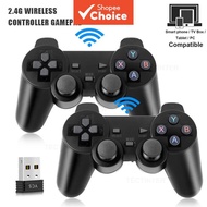 2 PCS 2.4Ghz Wireless Gamepad No Delay Game Controller USB Joystick For PC Android TV Control for PC