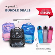 [Bundle Deals] Ergonomic Backpack + Ergo Bottle 500ML (IM-00369/500-01XCL-P)