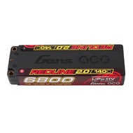 GEA68002S14D5 || Gens Ace Redline 2.0 Series 6800mAh 2S1P 7.6V 140C HardCase HV Lipo Battery Pack wi