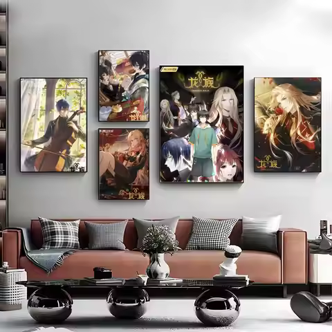 Urban Fantasy Anime Dragon Raja Poster Canvas Wall Art Print Poster Decorative Mural Home Decor Gift