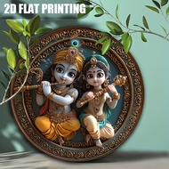 Indian Ancient Greek Myth Fairy Fairy Beauty Flute 5mm Wooden Disc with Rope Listing 2D Simulation