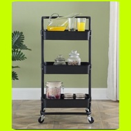 3 Tier Trolley Home Storage Racks Office Shelves Kitchen Rack - Rak Trolley Raskog