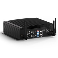 WEIDIAN PC Industrial EH4-T, Fanless Mini PC Win11 Pro i5-10210U 32GB RAM 512GB M.2 SSD 1TB HDD, 6 x