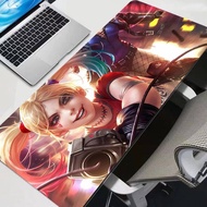 Harley Quinn Large Mouse Pad Laptop Suicide Squad Gaming Mousepad PC Accessories Keyboard Rug Anime 