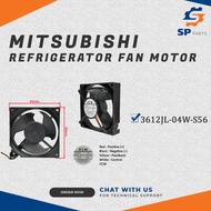 3612JL-04W-S56 Mitsubishi MR-F25E Fridge Refrigerator Fan Motor (4 Wire) 92X92MM DC12V 0.23A