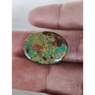 firus/pirus turquoises iran hijau urat coklat bermotif