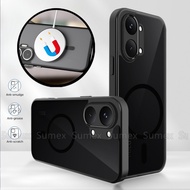 Shockproof Matte Phone Case For Xiaomi POCO X8 PocoX8 Pro Max 5G Magnetic Wireless Charge Ring Casin