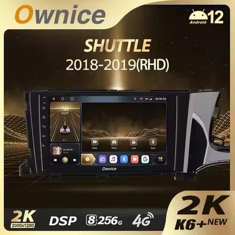 Ownice K6+ 2K for Honda Shuttle 2 2015 - 2020 Right Hand Driver Car Radio Multimedia Player Navigati