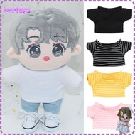 OWTWO 20CM Doll T-shirt Toy Dollhouse Accessories Changing Dressing Game Cotton Stuffed
