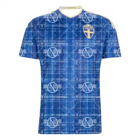 Hot 2026 New Sweden Competition Away Soccer T-Shirt Men's Quick-drying and Breathable Sportswear Foo