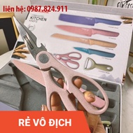 Bộ dao kéo 6 món kháng khuẩn EVERRICH (Thép không gỉ)