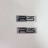 R3 Logo Emblem Side Skirt