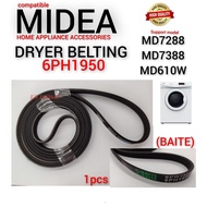 6PH1950 Midea Dryer Belt / Dryer Belting BAITE For Midea MD7288 / MD7388 /MD610W
