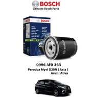 🔥 Ready Stock 🔥 Bosch Oil Filter 0986AF0363 for NEW Perodua Myvi 2018 / Axia / Aruz / Bezza / Ativa