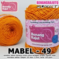 SMALL MABEL 49 YELLOW TURMERIC KNITTING YARN SHOP yani_brq