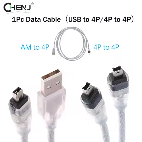 1394 Fire Wire USB To 4p USB To 1394 Data Cable IEEE 1394 Connection Cable Camera DV Acquisition Car