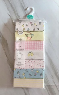 全新 英國品牌 Primark baby short sleeve bodysuits 7件套裝 可愛卡通 粉色系 童裝 bb衫 新生嬰兒 初生寶寶 禮物 爸爸媽媽 小檸檬 小清新