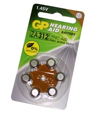 GP ZA312 AZ312 312 PR41 Zinc Air hearing aid 助聽器電池 1.45V 04/2023