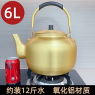 Ấm Rượu Gạo Kiểu Hàn Quốc Ấm Nhôm Vàng Ấm Đun Nước Ấm Đun Canh Mini Gia Dụng Đun Trà Khí Gas Ấm Trà