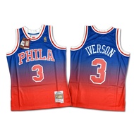 Mitchell & Ness NBA Philadelphia 76ers Allen Iverson Fadeaway Swingman Jersey