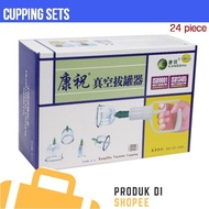 24 Cups Original KangZhu Bekam Vacuum Cupping Set Massage Body Suction