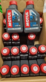 น้ำมันเครื่อง MOTUL 3000 PLUS ขนาด 1 ลิตร ความหนืด 20W-50 (ยกลัง20ขวด)