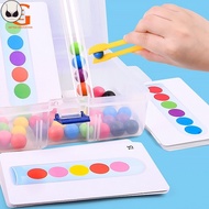 BP Clip Beads Test Tube Children Logical Concentration Stacking Toy Color Classification Matching Ga