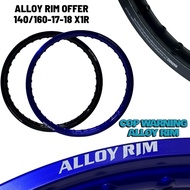 X1R 7 SERIES ALOY RIM 17/18 INCHES ORIGINAL