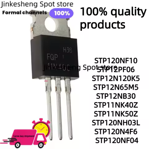 5-10-30pcs/lot STP120NF10 STP12PF06 STP12N120K5 STP12N65M5 STP12NB30 STP11NK40Z STP11NK50Z STP120NH0