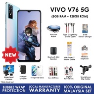 VIVO Y76 5G [Ready Stock] 8+128GB 1 Year VIVO Warranty Original Malaysia New Set Free Gift Available