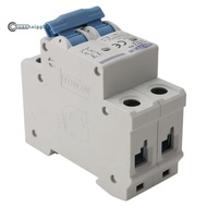 . 2P DC 1000V Solar Mini Circuit Breaker DC MCB Circuit Breaker for PV System, 63A