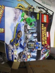 樂高LEGO Avenger 6868 Hulks Helicarrier Breakout 淨場景及飛機
