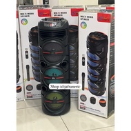 SING-E ZQS8302 Portable Tower 8 inch x 3 Speaker System Outdoor Portable Bluetooth Speaker with Wire