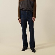 【NaSuBi Vintage】明線綴飾低腰古著牛仔褲