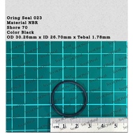Oring seal Standard USA 023 NBR70 OD 30.26mm x ID 26.70mm x CS 1.78mm