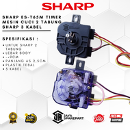 TIMER PERSAMAAN SHARP ES-T65M TIMER MESIN CUCI 2 TABUNG 3 KABEL