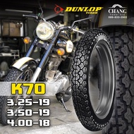3.25-19 3.50-19 4.00-18 รุ่นK70 ยี่ห้อDUNLOP